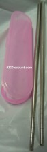 Stainless Steel Portable Chopsticks with Plastic Case