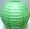 Green Chinese Paper Lantern