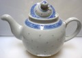 Rice Pattern Round Tea Pot