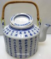 Chinese Symbols Tea Pot