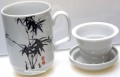 Bamboo Mug with Strainer