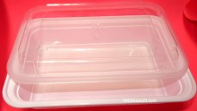 38oz Large Rectangle Take Out Container with cover
