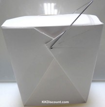 White 32oz Chinese Take Out Boxes