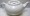 Large Flat White Tea Pot
