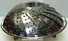Small Folding Stainless Steel Steamer
