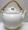 Tougei White Tea Pot with Bamboo Handle