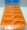 Flexible Orange Ice Cube Tray