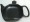 Teapot Design Tea Bag Holder Black